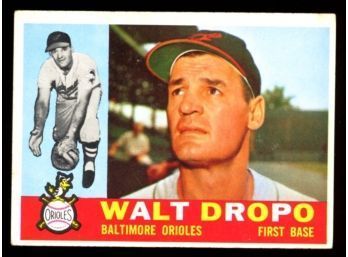 1960 TOPPS BASEBALL WALT DROPO #79 BALTIMORE ORIOLES