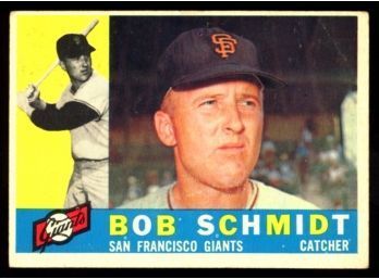 1960 TOPPS BASEBALL #501 BOB SCHMIDT