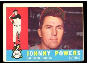 1960 TOPPS BASEBALL #422 Johnny Powers