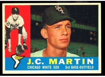 1960 TOPPS BASEBALL JC MARTIN #346 CHICAGO WHITE SOX