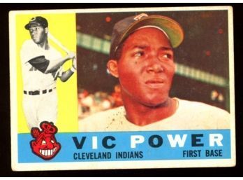 1960 TOPPS BASEBALL #75 VIC POWER