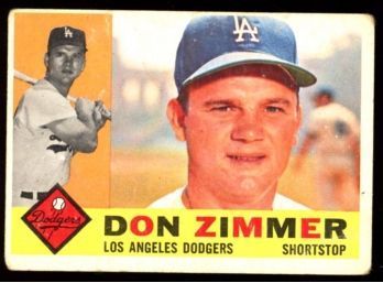 1960 TOPPS BASEBALL #47 DON ZIMMER