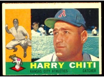 1960 TOPPS BASEBALL HARRY CHITI #339 KANSAS CITY ATHLETICS VINTAGE