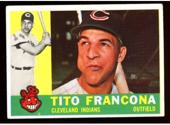 1960 TOPPS BASEBALL #30 TITO FRANCONA