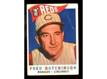 1960 TOPPS BASEBALL #219 FRED HUTCHINSON