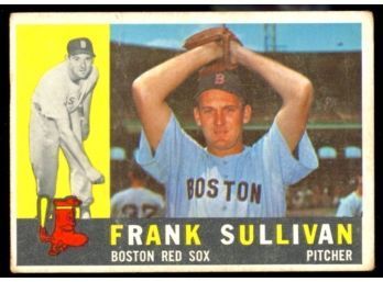 1960 TOPPS BASEBALL FRANK SULLIVAN #280 BOSTON RED SOX VINTAGE