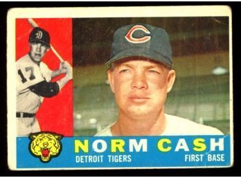 1960 TOPPS BASEBALL #488 NORM CASH