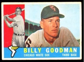 1960 TOPPS BASEBALL BILLY GOODMAN #69 CHICAGO WHITE SOX