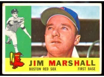 1960 TOPPS BASEBALL JIM MARSHALL #267 BOSTON RED SOX VINTAGE