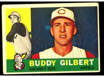 1960 TOPPS BASEBALL BUDDY GILBERT #359 CINCINNATI REDS