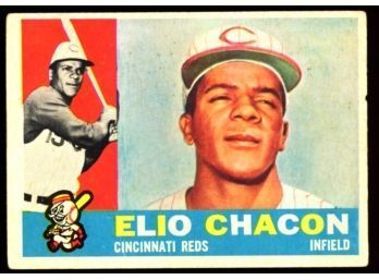 1960 TOPPS BASEBALL ELIO CHACON #543 CINCINNATI REDS