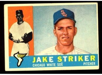 1960 TOPPS BASEBALL #169 JAKE STRIKER