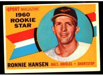 1960 TOPPS BASEBALL #127 Ronnie Hanson