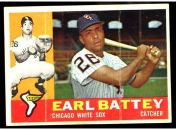 1960 TOPPS BASEBALL #328 Earl Battey