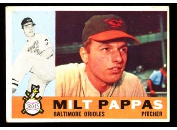 1960 TOPPS BASEBALL #12 MILT PAPPAS