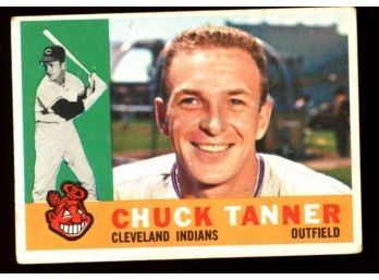 1960 TOPPS BASEBALL #279 CHUCK TANNER