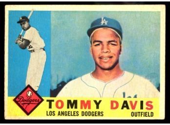 1960 TOPPS BASEBALL TOMMY DAVIS #509 LOS ANGELES DODGERS