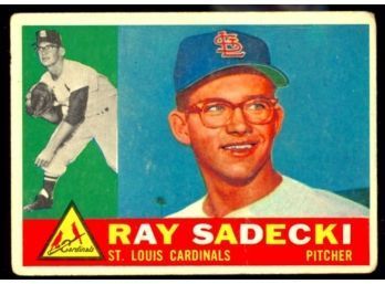 1960 TOPPS BASEBALL RAY SADECKI #327 ST LOUIS CARDINALS VINTAGE