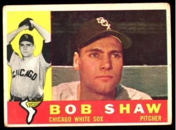 1960 TOPPS BASEBALL #380 BOB SHAW