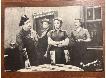 Vintage 1985 The Honeymooners Poster 32x24in