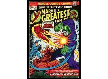 1975 MARVELS GREATEST COMICS ISSUE 58 STARRING THE FANTASTIC FOUR! .25