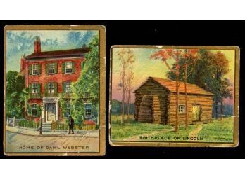 1910 Helmar Historic Homes - 2 Card Lot - T69 - Turkish Cigarettes