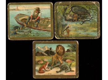 1910 TURKISH TROPHIES FABLE SERIES LOT OF 3