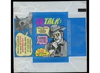 1977 Fleer CB Talk Trading Cards WRAPPER