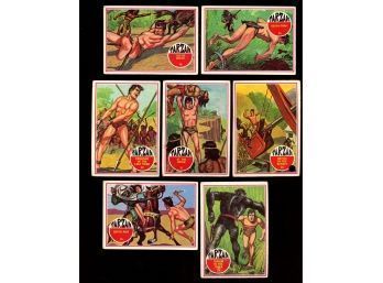 1953 Topps Tarzan Lot Of 7