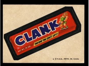 EARLY 1970'S WACKY PACKAGES CLANK BAR