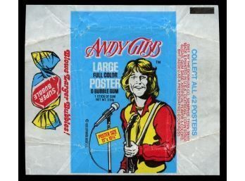 1978 DONRUSS ANDY GIBB WAX WRAPPER