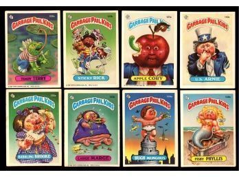 ORIGINAL 1986 TOPPS GARBAGE PAIL KIDS LOT OF 8 GPK  (C)