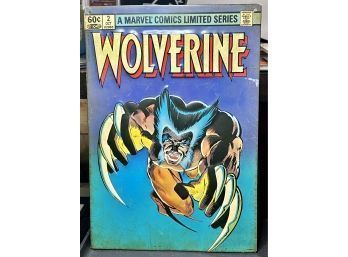 MARVEL WOLVERINE METAL SIGN 9X14