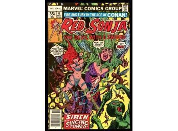 1977 Marvel Red Sonja #6 The Siren Of The Singing Tower