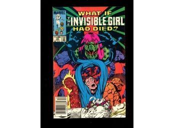 1983 MARVEL COMICS WHAT IF THE INVISIBLE GIRL HAD DIED? #42