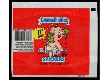 1987 TOPPS GARBAGE PAIL KIDS 11TH SERIES WAX WRAPPER