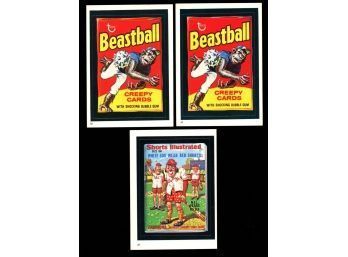 1982 TOPPS WACKY PACKAGES STICKERS LOT OF 3