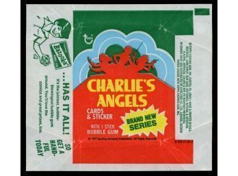 1977 Topps Charlie's Angels Series 2 Trading Card Wax Pack Wrapper