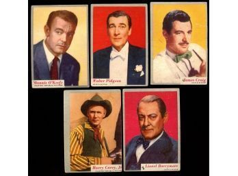 1953 WHO-Z-AT MOVIE STARS LOT OF 5