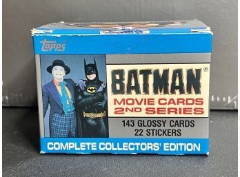 1989 Topps Batman Movie Card Set