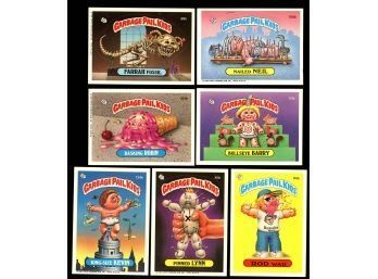 ORIGINAL 1986 TOPPS GARBAGE PAIL KIDS LOT OF 7 GPK  (F)