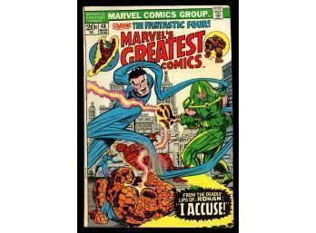 1973 MARVELS GREATEST COMICS STARING THE FANTASTIC FOUR #48 - 20 CENT