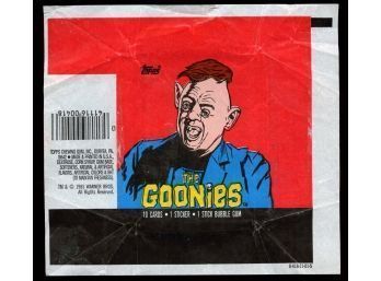 1985 Topps The Goonies Trading Cards Wax WRAPPER