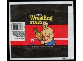 1985 TOPPS WRESTLING STARS WWF TRADING CARDS WAX WRAPPER