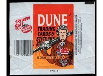 1984 TOPPS DUNE TRADING CARDS WAX WRAPPER