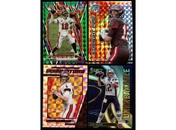 Lot Of 4 Tom Brady Inserts