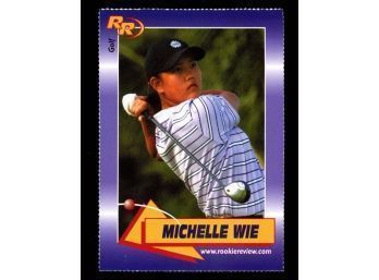 2003 ROOKIE REVIEW MICHELLE WIE ROOKIE CARD MAGAZINE INSERT