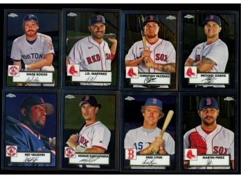 2021 Topps Chrome Platinum Anniversary Boston Red Sox Lot Of 8