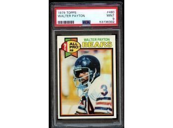 1979 TOPPS FOOTBALL #480 WALTER PAYTON PSA 9 MINT