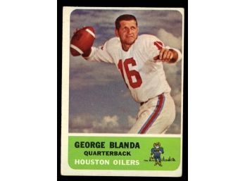 1962 Fleer Football #46 George Blanda